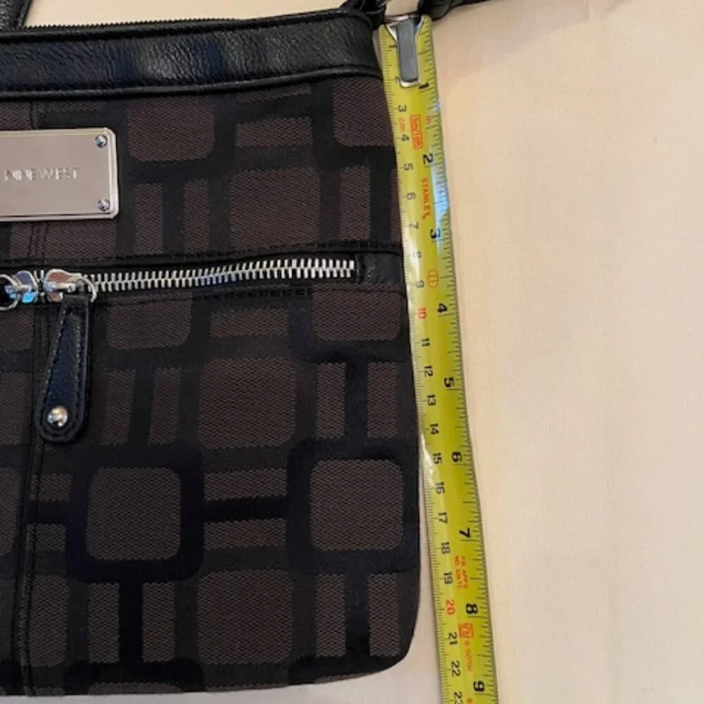 NINE WEST | Black Brown Crossbody Bag